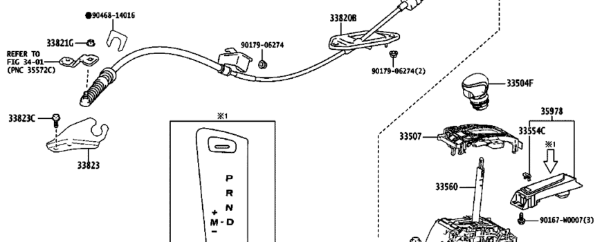 کابل تعویض دنده CHR