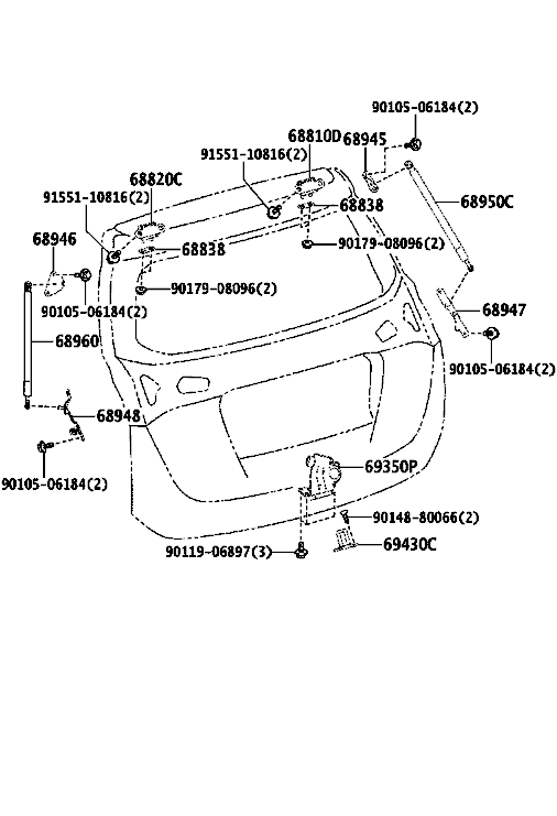 جک درب صندوق راوفور
