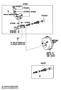 پمپ ترمز هایلوکس 2005-2015