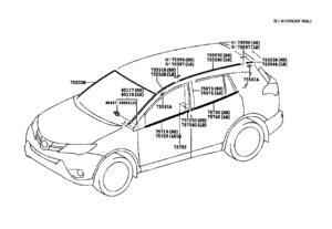 زه اطراف راوفور 2013-2014-2015-2016-2017 RAV4