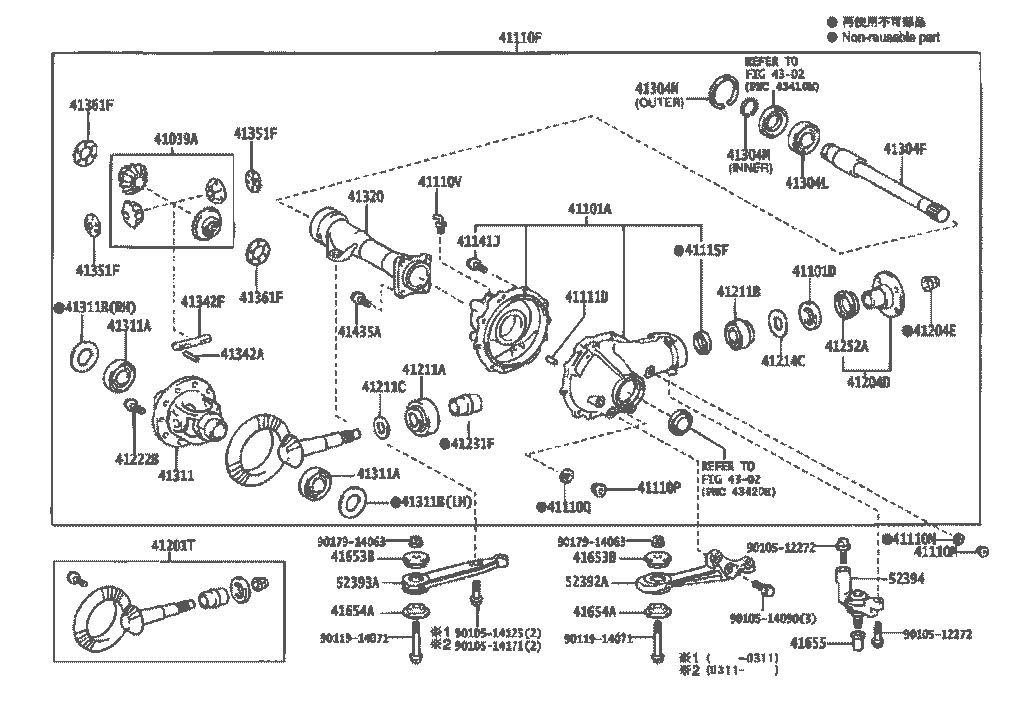 دیفرانسیل جلو پرادو