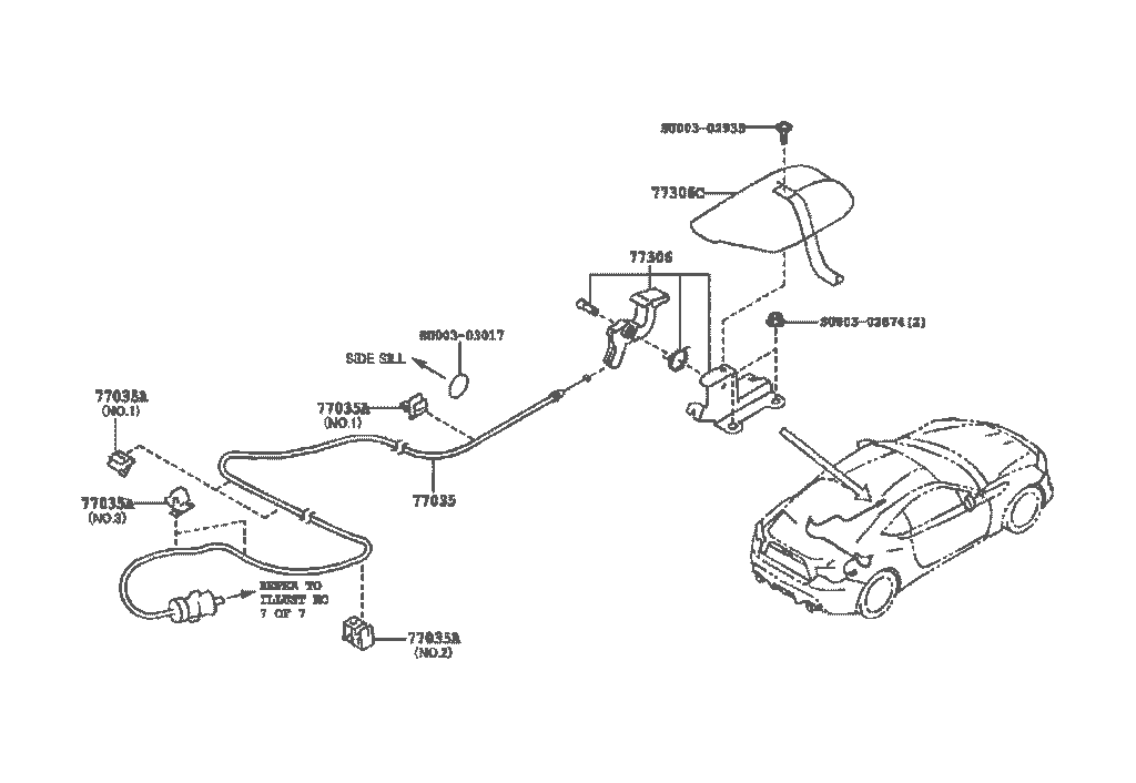 سیم درب باک GT86