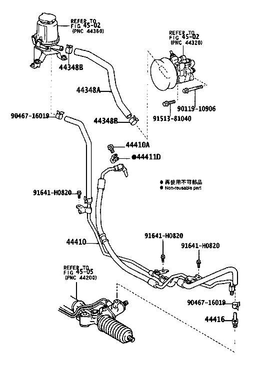 شلنگ هیدرولیک پرادو