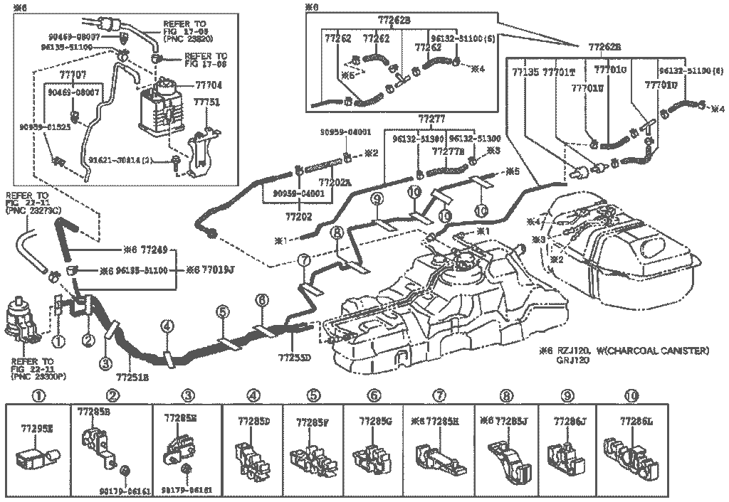 صافی بنزین پرادو