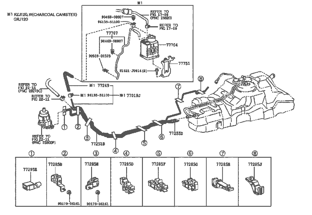 کنیستر بنزین پرادو
